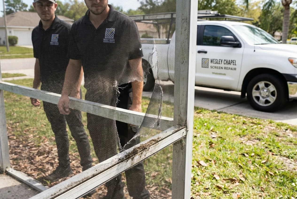How Often Should You Replace Pool Cage Screen in Wesley Chapel?